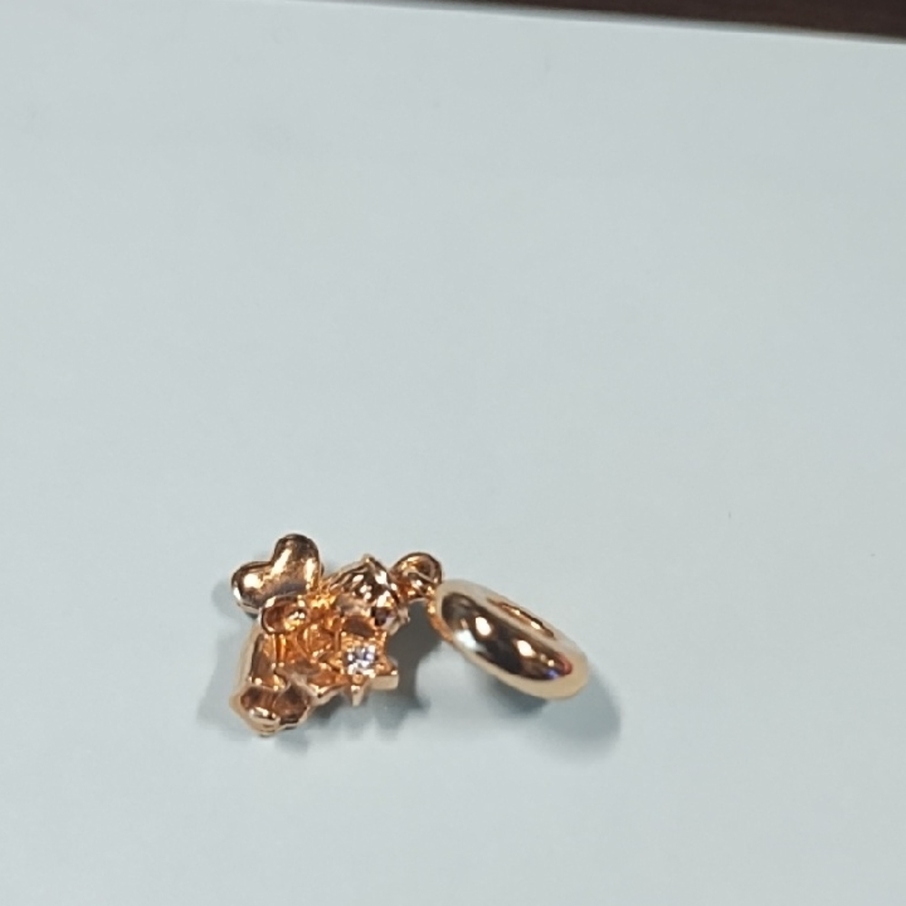 Pandora Gold Heart Charm Bracelet